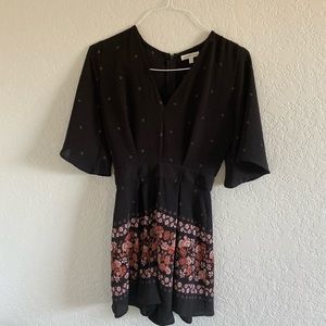 Black floral Charlotte Russe Women’s romper
